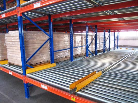 Heavy Duty Gravity Racking High Density Pallet Live Racking For ...
