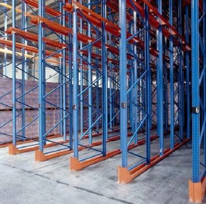 Cold Storage Warehouse Drive In Racking Logistics Pallet Rack Rust ...