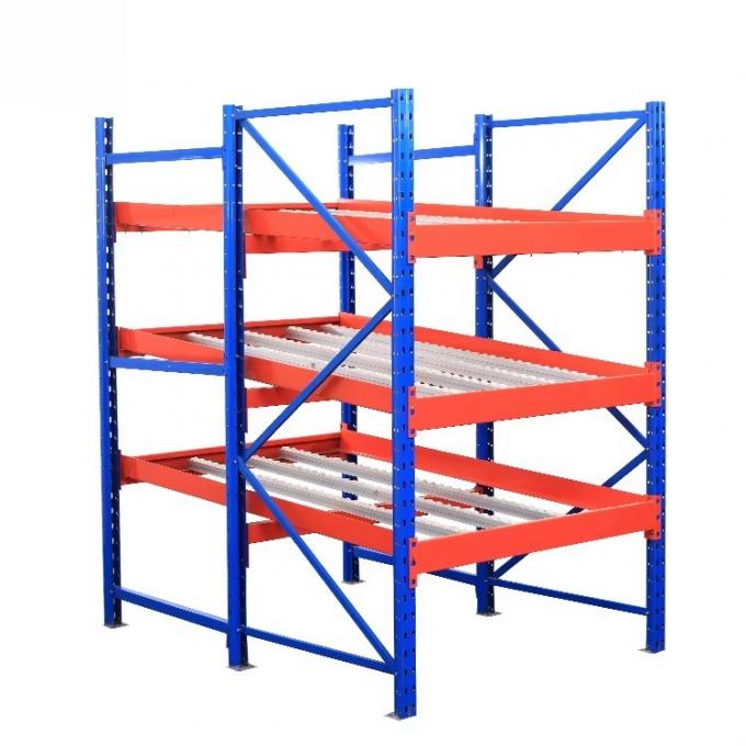 Cold Chain Gravity Carton Flow Shelving Anti Condensation With Cold ...